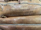 Vintage 1940s Wwii Wilson Baseball Glove Streamlined Fingers Pat2231204 Usa Made