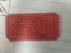 Aron Theatre Chesterton Indiana Vintage Movie Ticket