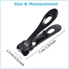 Extra Large Toe Nail Clippers For Thick Nails Heavy Duty Stainless Steel New