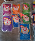  ty Teenie Beanies 1998 Complete Set Of 12 Mcdonalds Happy Meal Toys   Sealed