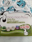 Moo Moo Kow Stay Dry Cloth Diaper One Size New Born Up