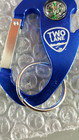 Two Lane Lager Beer Alum Carabiner W compass Bottle Opener Key Ring Keychain New