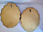 Vintage Mushroom Wall Plaques Set Of 2 Wall Decor Art 1970s Retro  pressed Foam