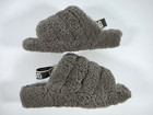 Ugg Fluff Yeah Slide Sandals Women   s Size 9 Charcoal Platform Shearling Slippers