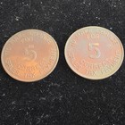 Arizona State Tax Commission 5 Cent Copper Tax Token  to Make Change For 5 
