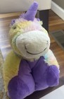 Large 17  Pillow Pets Unicorn Stuffed Animal Plush  Multicolored Pastel
