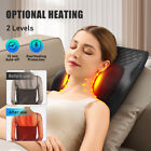 New Shiatsu Neck Shoulder Back Massager With Heat Deep Kneading Massage Pillow
