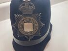 Obsolete Vintage British  Northumberland Constabulary Bobby Helmet Hat Display