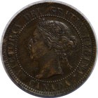 1893 1c Canada Large Cent Victoria Xf Km  7