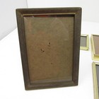 Gold Tone Small Picture Frames 3x4 5 4x6 Distressed Ornate Lot Of 4 Vtg Shabby