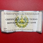 Salvador 1971 Empty Wallet Coa garantia For 1   5 Silver Proof Colones No Coins