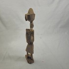 Hand Carved Wood African Tribal Woman Figurine Carrying Jug Head 9  Parts Only