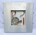 Vtg Curtis Jere Artisan House Brass   Stainless Wall Art Sculpture Missing Piece