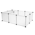 Dog Playpen Crate 12 Panel Fence Pet Play Pen Exercise Puppy Kennel Cage Yard