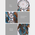 5 Circles Large Dream Catchers With Turquoises Feather Boho Wall Hanging Decor