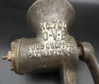 Antique O v b  No  700 Food Chopper Cast Iron Grinder Hsb Co  Patent 1904