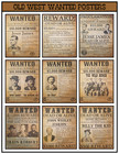 Old West Wanted Poster  The Wild Bunch