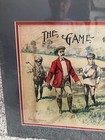 Antique Board Game Box Cover  Game Of Golf  E o  Clark  New York City  C  1900