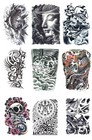 20 Sheets Temporary Tattoos Large Arm Body Waterproof Sticker Removable Arm