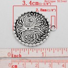 Tree Of Life 34mm Antique Silver Plated Pendants C3590 - 2  5 Or 10pcs
