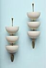 Vintage Rare Sconces Italian Stilnovo Mid Century Pair Wall Lights Lamps Fixture