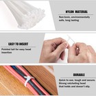 100-200pcs Cable Ties 4    14  Heavy Duty Nylon Wrap Wire Zip Ties Uv Resistant