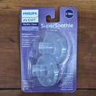 New Philips Avent Super Soothie Pacifier Ages 3 - 18 Months Lot Of Four Blue