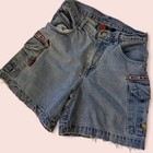 Micky Mouse Vintage Denim Jorts  Size 7 8  On The Disney Tag 