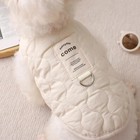 Warm Winter Dog Coat With Harness Hole Dc002-a - For Small Dogs And Cats