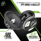 4x Timpano 6 5  Midrange Bullet Slim Speakers 4x Super Tweeters 3200 Watt Bundle