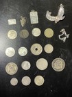 Collection Lot Of 20 Silver Items  Coins  Pendants  And Rounds  Not Junk Drawer 