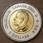 2024 Canada 2 Dollars Charles Iii Inuit Nunangat Bimetallic Coloured Unc 