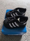 Adidas Superstar Kids  Shoes Black-white Ef5396 Sz 5k