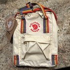 Fjallraven Kanken Rainbow Sling Light Oak-rainbow Pattern  Nwt  Msrp   75