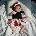 18in Reborn Baby Dolls Vinyl Silicone Newborn Girl Doll Real Lifelike Gift Xmas