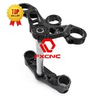 Cnc Front Upper lower Triple Tree Top Fork Clamp Set For For Ninja 400 2018-2022