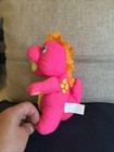 Vintage Fisher Price Puffalump Hot Pink 7    T-rex Dino