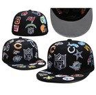 Men s Nfl Multi-teams Patch Allover Logos Cap 59fifty Fitted Hat Era Sewn In Box