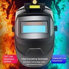 Solar Powered Auto Darkening Welding Helmet - Large View  True Color  High Temp