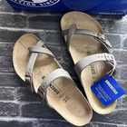 New Birkenstock Mayari Stone Birkibuc Cork Footbed Women s Sandals Wide 37-41