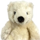 Vtg Russ Creamsicle Polar Bear 10  Plush Stuffed Animal White Soft Classic Toy
