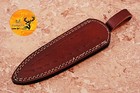 Handmade Engraved Pure Cow Leather Sheath For Fixed Blade Knife 1306