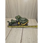 Vintage Cast Iron 2 Frogs Mechanical Coin Bank Works Collectible Kitschy No Plug
