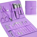 16-piece Professional Manicure   Pedicure Set  Stainless Steel Nail Care Tools 