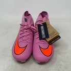 Nike Mercurial Superfly 10 Academy Fg mg Cleats Magic Flamingo black - Men   s 7