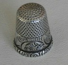 Antique Ketcham   Mcdougall Mkd Sterling Silver Thimble  437