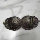 Vintage Silver Tone Metal Belt Buckle