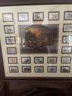 1976-1996 Framed Nwtf Conservation Stamp Collection-   morning Caller    Print