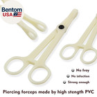 Body Piercing Tool Kit - 42pcs Piercing Kit With 12g 14g 16g 18g 20g Piercing Ne