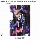 Ateez The 2nd Album World Ep fin Will Photocard Postcard Sticker Kpop K-pop